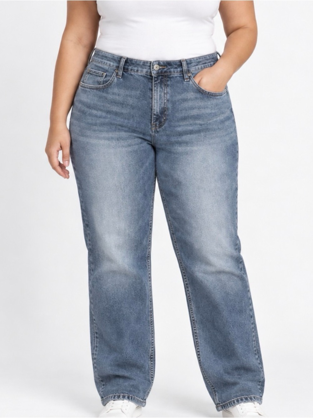 RM Studio x Rebecca Minkoff Luxe Stretch Wide Leg Trouser Jeans, Size 16-A710617
